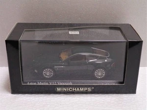 MINICHAMPS 1/43 Aston Martin V12 Vanquish Green Model Used 400137222 - Picture 1 of 8
