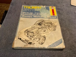 Haynes Repair Manual Triumph Spitfire 1962 - 1981 - Picture 1 of 3