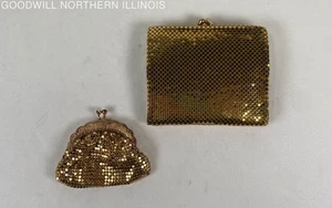 Vintage Whiting & Davis, Metro-Mesh Gold Mesh Clutch/Evening Purses - Picture 1 of 3