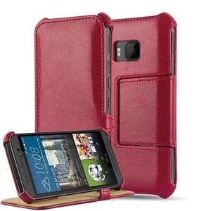 Case for HTC ONE M9 Protection Cover Corner Holder Book Wallet - Picture 1 of 7