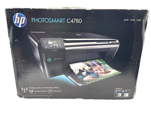 NEW SEALED HP C4780 WIRELESS PHOTO PRINTER PRINT SCAN COPY ALL-IN-ONE INKJET - Picture 1 of 13