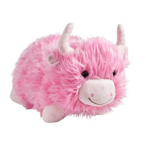 Almohada Mascotas Barb the Pink Highland Cow Grande 18" - Imagen 1 de 2