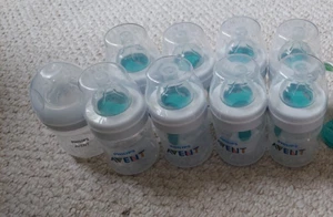 Philips AVENT Anti-Colic Baby Bottles Includes AirFree Vent 4oz Pack of LOT 9 - Picture 1 of 2