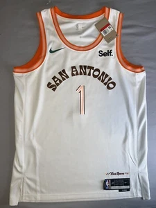 Parche patrocinador camiseta Nike San Antonio Spurs Victor Wembanyama City Rookie 2023 - Imagen 1 de 8