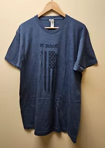 Offizielles Bobcat patriotische Flagge blaues T-Shirt - S, M, L, XL, 2X & 3X - Bild 1 von 2