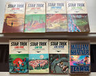 Lot de 7 journaux de bord Star Trek (1-7) + Tekwar par William Shatner