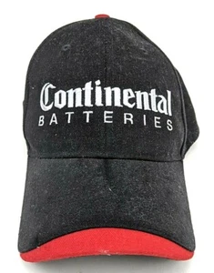 CONTINENTAL BATTERIES Baseball Cap Mütze SCHWARZ Klettverschluss hinten verstellbar - Bild 1 von 6