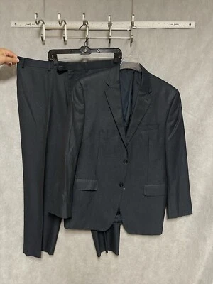 Traje Sean John Hombres 42L Azul Gris Camaleón 2B Púrpura Etiqueta Pantalones 37X30.5 Lujo Foto 1 de 4