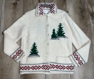 Suéter Cárdigan Colección Liz Claiborne Angora Lana de Cordero Talla M Foto 1 de 4