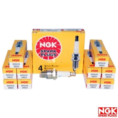 Nuevo juego de 10 bujías estándar NGK BR6HS para Chevy/Aston Martin/Volkswagen Foto 1 de 4