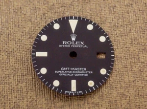 Rolex GMT Master Ref.1675 Mark V Dial + Hands Set ROLEX Vintage Parts - Picture 1 of 6