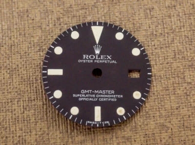 Rolex GMT Master ref.1675 Mark quadrante V + set lancette ROLEX ricambi vintage - Immagine 1 di 4