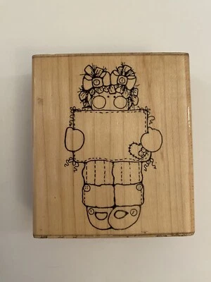D.O.T.S. Whitney’s Message Wood Mounted Rubber Stamp RS6 - Image 1 of 4