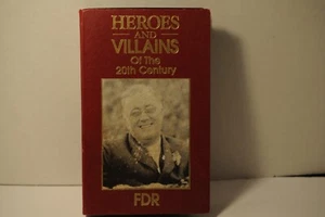 Heroes and Villains of the 20th century, Franklin Roosevelt, FDR, VHS tape - Imagen 1 de 2
