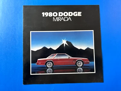 1980 Dodge Mirada and CMX 8-page Original Car Sales Brochure Catalog EXCELLENT  - Изображение 1 из 4