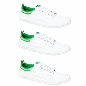 3 x Mens Dunlop Volley International Volleys Mens Canvas Shoes White Black Grey - Picture 1 of 4