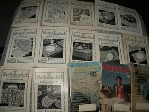 Lote de 15 cargadores vintage The Workbasket 1949-1977 - Imagen 1 de 5