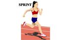 Athletics Sprint Female Sport Aluminium Rectangle Fridge Magnet Souvenir