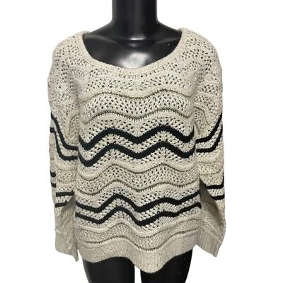 Suéter de punto suelto para mujer Skies Are Blue Large Metallic Foto 1 de 4