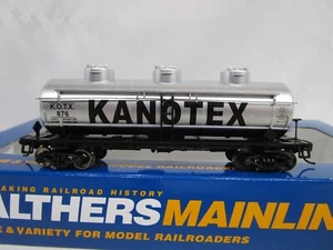 Walthers HO Scale KOTX Kanotex ACF 36' 3 Dome Tank Car #876 NOS 910-1102 - Picture 1 of 7
