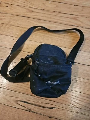 Bolsa pequeña para cámara Samsonite Journey 803BK bolsa de transporte para fotos con correa negra azul Foto 1 de 2