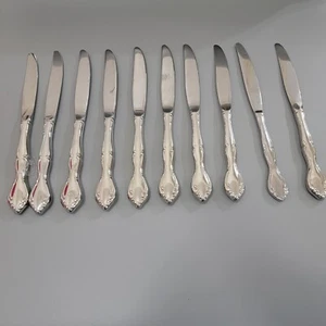 Oneida CANTATA Abendessen Messer Menge 10 Edelstahl Besteck Silberbesteck 1650 - Bild 1 von 11