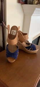 NWOT Dolce Vita Wedges - Leather And Cork  - Picture 1 of 5