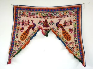 Vintage Welcome Gate Toran Door Valance Window Décor Tapestry Wall Hanging DV52 - Picture 1 of 4