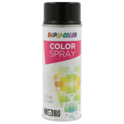€24,87L    400 ml  Dupli Color Spray RAL 9005 tiefschwarz  glänzend innen außen - Bild 1 von 3