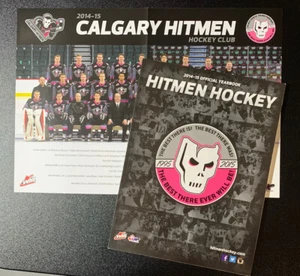 2014-15 WHL CALGARY HITMEN YEARBOOK w/TEAM POSTER INSERT 20th ANNIVERSARY CHL - Imagen 1 de 4
