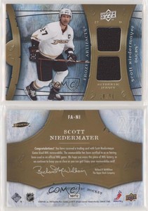 2009-10 Upper Deck Artifacts Frozen Copper /50 Scott Niedermayer #FA-NI HOF