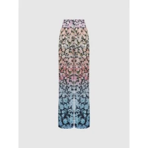 NWOT REISS SERENA FLORAL PRINT WIDE LEG TROUSERS SIZE 0 - Picture 1 of 11