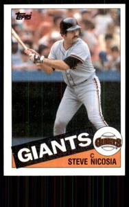 1985 Topps: Steve Nicosia Baseball Cards #191