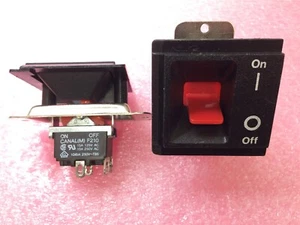 F210 CANAL TOGGLE SWITCH GIANT LEVER 2X20A 4 PIN ON-OFF 2 UNITS - Picture 1 of 1