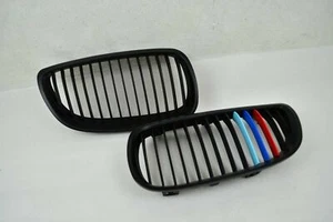 Fit for 2007-2010 BMW E92 E93 Front Grille Matte Black with ///M Color 328i 335i - Picture 1 of 5