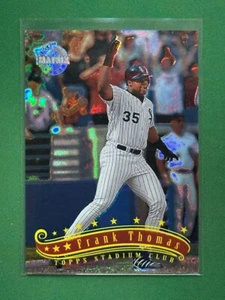 1997 Topps Stadium Club Baseball TSC Matrix Parallel #213 Frank Thomas - Picture 1 of 2