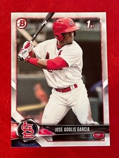 2018 1st Bowman Prospect JOSE ADOLIS GARCIA Rookie Card RC *Low ship Rangers HOT