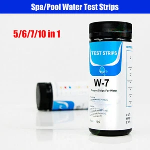 Wasserteststreifen 50/100er Pack für Chlor/PH Wert Pool Tester schnell Test - Bild 1 von 9