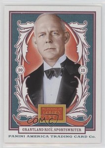 2013 Panini Golden Age Short Print White Border Grantland Rice (Portrait) #17-SP