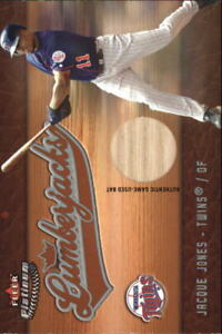 2005 (TWINS) Fleer Platinum Lumberjacks Bat Silver #JJ Jacque Jones