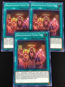 YUGIOH DRAGONMAID SEND-OFF CHIM-ENSE3 SUPER X3 (NM) - Picture 1 of 1