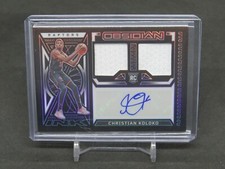 2022-23 PANINI OBSIDIAN CHRISTIAN KOLOKO RC PATCH AUTO /99 TORONTO RAPTORS SL2
