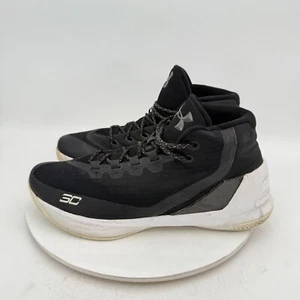 Under Armour Curry 3 Men Size 11.5 1269279 006 Black White Basketball Shoes - Picture 1 of 11