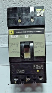 Used Square D KC34225 3 Pole 225 Amp 480 Vac I-Line Circuit Breaker - Picture 1 of 6