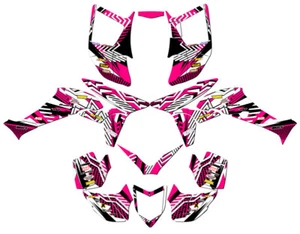 2005 TRX 450R MAYHEM Pink Senge Graphics Kit Compatible with Honda - Picture 1 of 7