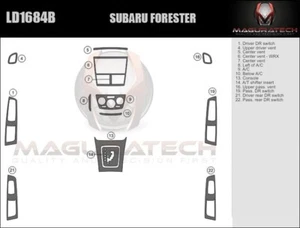 Fits Subaru Forester 2011-2013 Basic Wood Dash Trim Kit - Picture 1 of 1