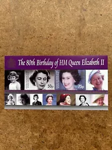 South Georgia & S.Sandwich Isles, 2006, QEII 80th Birthday, MS421. MNH - Picture 1 of 1