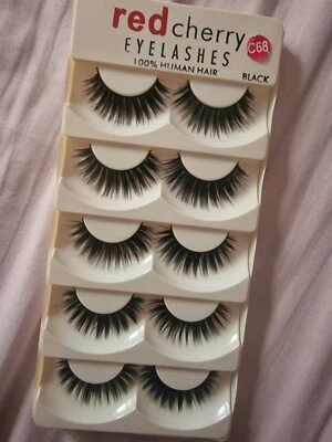5 Pair 3D Mink False Eyelashes Wispy Cross Long Thick Soft Fake Eye Lashes UK - Image 1 of 4