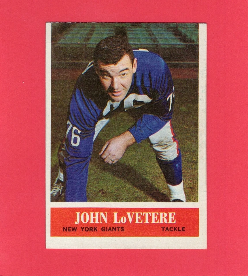 1964 Philadelphia Football (#2-196) - Pick A Card VG to EX-MT condition - Image 1 of 1