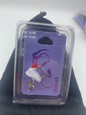 NOVO Ear Cuff Multicolorido Cobra 18G da Claire's CL - Imagem 1 de 3